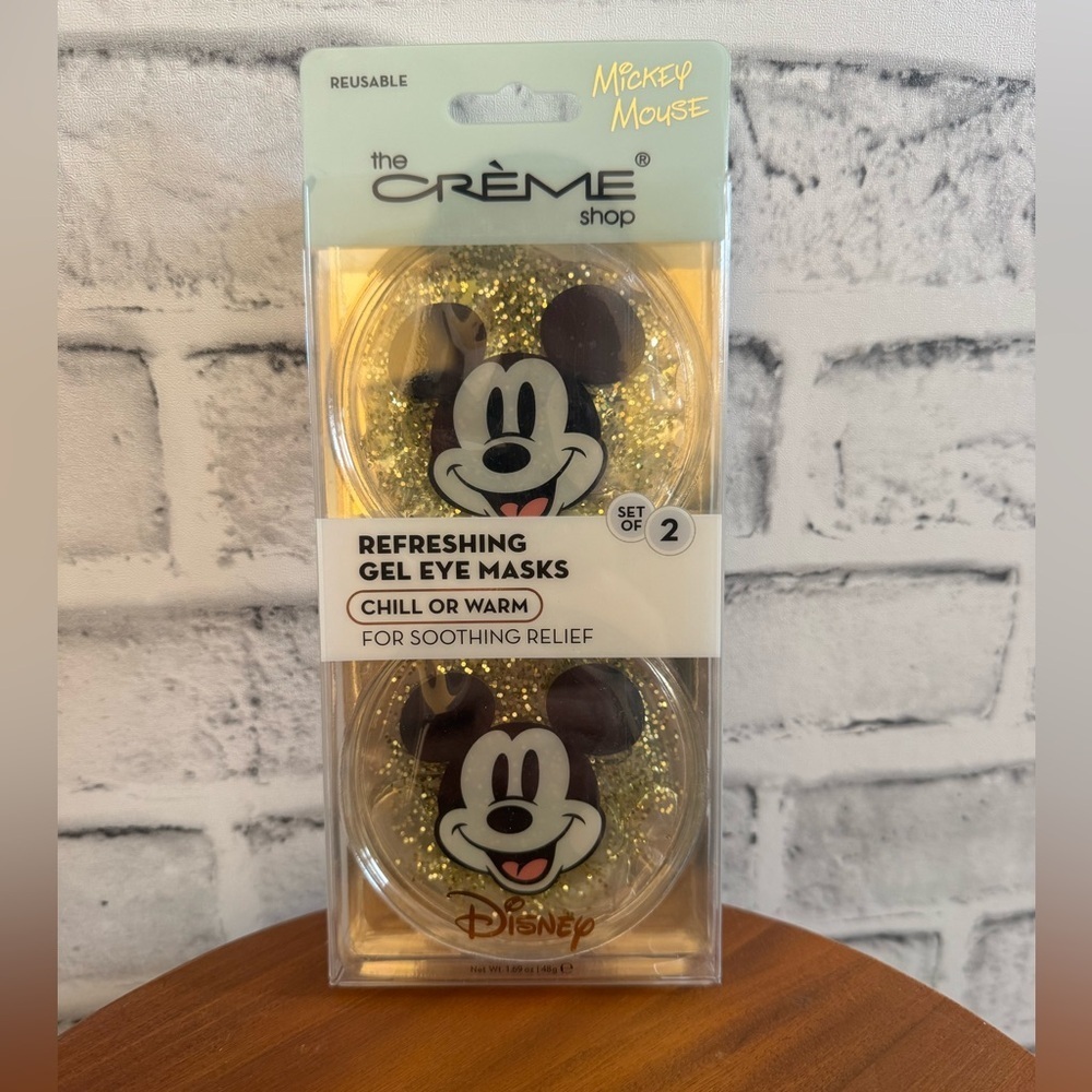 New! The Creme Shop Disney’s Mickey Mouse reusable eye gel masks cold/hot - Picture 1 of 1
